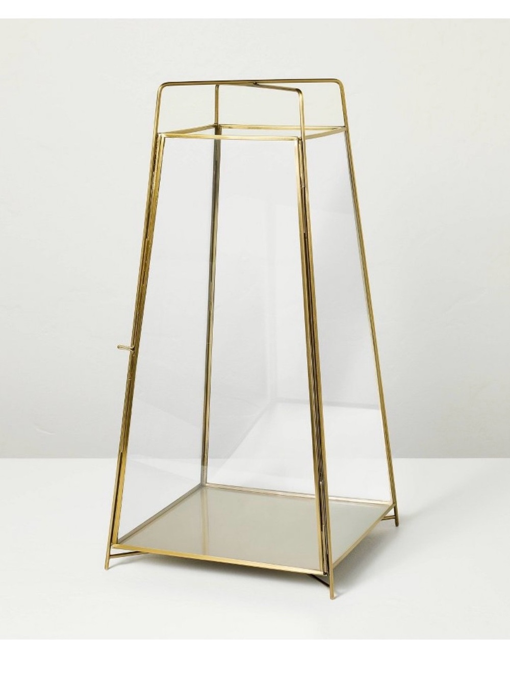 NEW! Hearth & Hand w/Magnolia, 20” Large Brass Finish Lantern